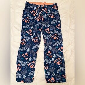 Gap Floral Printed Pajama Bottoms Large